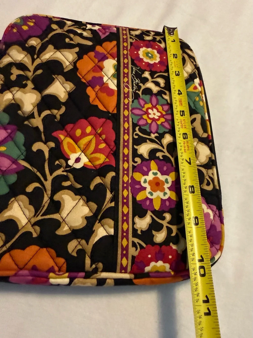 Vera Bradley Floral Quilted Tablet Sleeve Zip Pouch